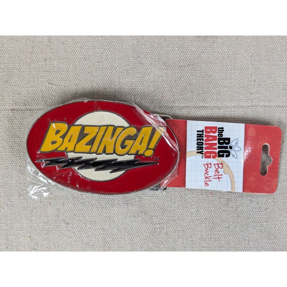 Bazinga! The Big Bang Theory Ripple Junction Belt Buckle 2012 New In Packaging